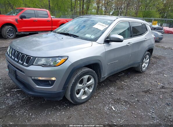 3C4NJDBB2KT670308 2019 JEEP COMPASS Silver წინა მარცხენა ხედი სამი მეოთხედიდან