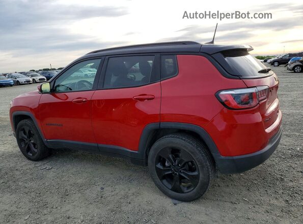 3C4NJDBB2KT696312 2019 JEEP COMPASS Red უკანა მარცხენა