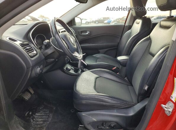 3C4NJDBB2KT696312 2019 JEEP COMPASS Red წინა სალონის ხედი