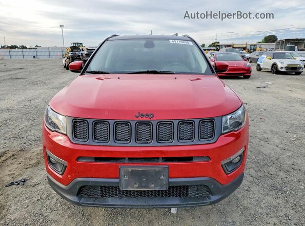 3C4NJDBB2KT696312 2019 JEEP COMPASS Red წინა ხედი