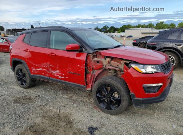 3C4NJDBB2KT696312 2019 JEEP COMPASS Red წინა მარჯვენა