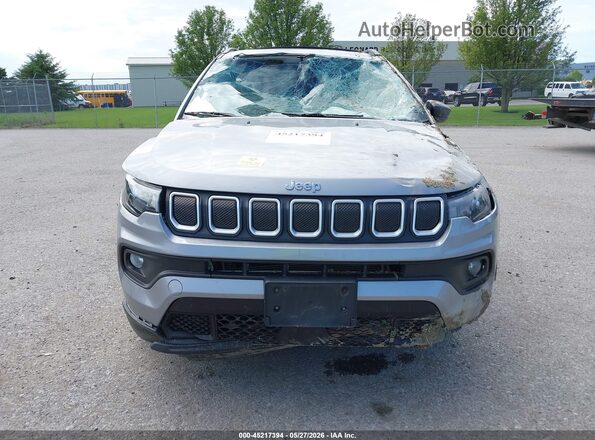 3C4NJDBB2NT147987 2022 JEEP COMPASS Gray Instrument cluster view