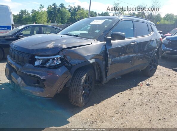3C4NJDBB2NT180259 2022 JEEP COMPASS Gray Առջևի ձախ երեք քառորդ տեսարան