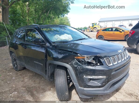 3C4NJDBB3JT201629 2018 JEEP COMPASS Черный Вид спереди