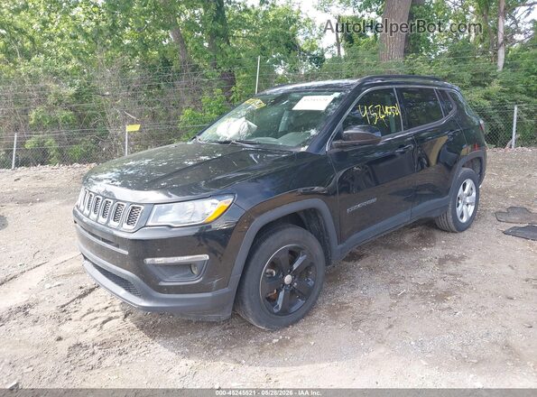 3C4NJDBB3JT201629 2018 JEEP COMPASS Черный Передняя левая четверть