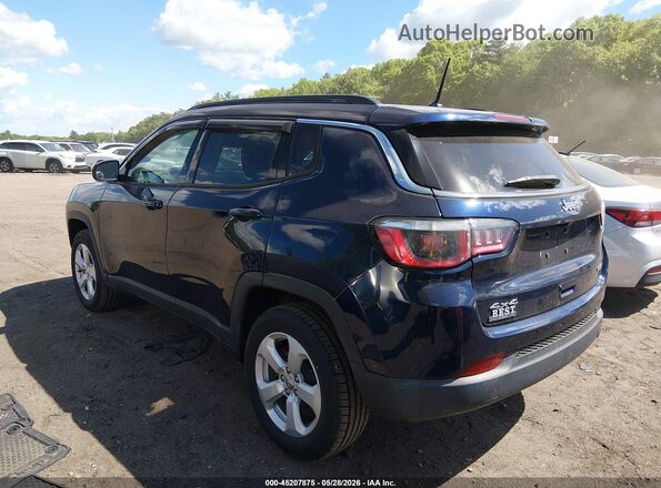 3C4NJDBB3JT256193 2018 JEEP COMPASS Dark Blue Rear left