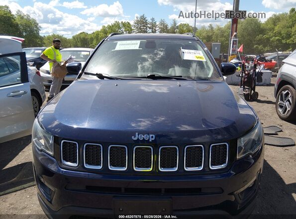 3C4NJDBB3JT256193 2018 JEEP COMPASS Dark Blue Front view