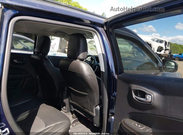 3C4NJDBB3JT256193 2018 JEEP COMPASS Dark Blue VIN sticker view