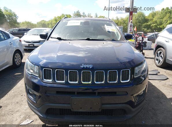 3C4NJDBB3JT256193 2018 JEEP COMPASS Dark Blue Instrument cluster view