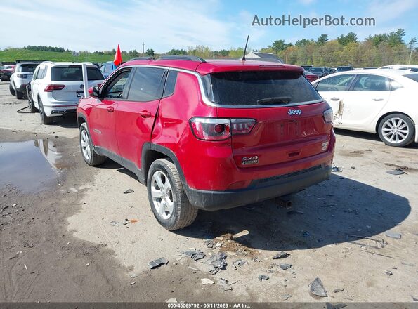 3C4NJDBB3JT435642 2018 JEEP COMPASS Red უკანა მარცხენა