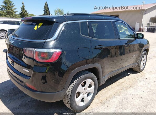 3C4NJDBB3JT440436 2018 JEEP COMPASS Черный Задняя правая четверть