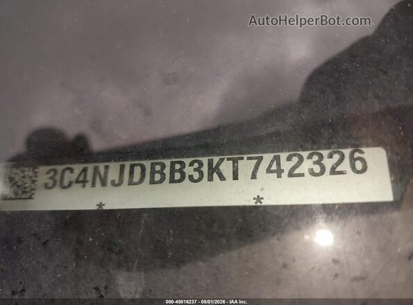 3C4NJDBB3KT742326 2019 JEEP COMPASS Черный Вид подкапотного пространства