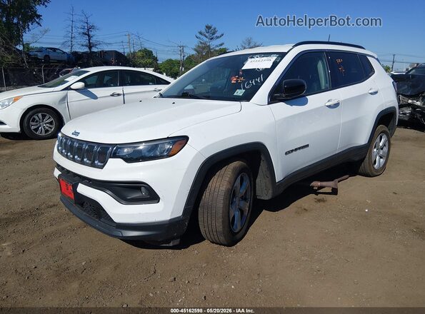 3C4NJDBB3NT164541 2022 JEEP COMPASS White Առջևի ձախ երեք քառորդ տեսարան