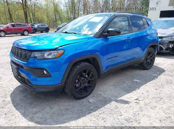 3C4NJDBB3NT197152 2022 JEEP COMPASS Blue Front left