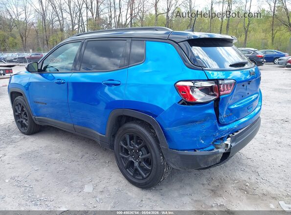 3C4NJDBB3NT197152 2022 JEEP COMPASS Blue Rear left