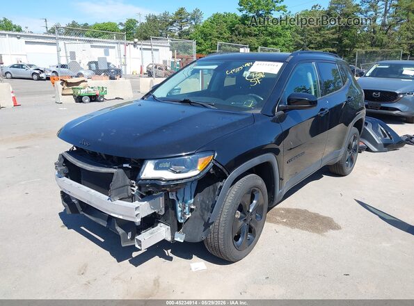 3C4NJDBB4KT674456 2019 JEEP COMPASS Black Առջևի ձախ երեք քառորդ տեսարան