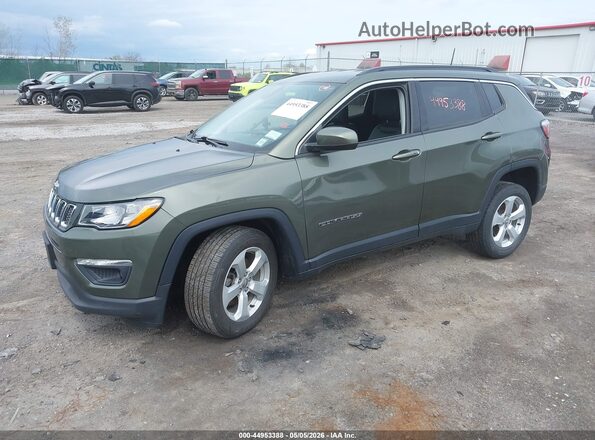 3C4NJDBB4KT840359 2019 JEEP COMPASS Green Vista tres cuartos delantera izquierda