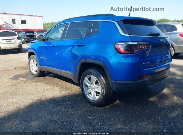3C4NJDBB4NT152107 2022 JEEP COMPASS Синий Задняя левая четверть