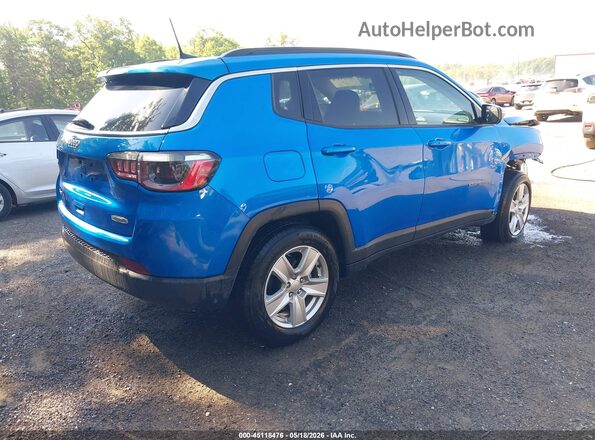 3C4NJDBB4NT152107 2022 JEEP COMPASS Синий Задняя правая четверть