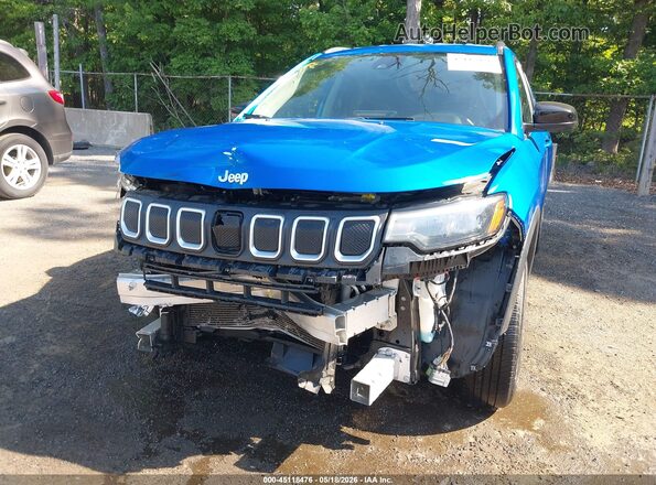 3C4NJDBB4NT152107 2022 JEEP COMPASS Синий Вид спереди