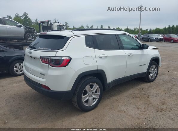 3C4NJDBB4NT233608 2022 JEEP COMPASS White Trasero derecho