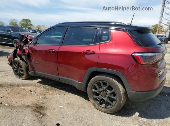 3C4NJDBB5NT165951 2022 JEEP COMPASS Burgundy უკანა მარცხენა