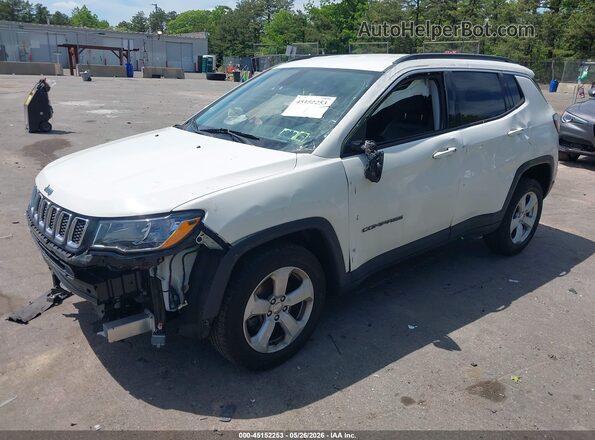 3C4NJDBB7LT168718 2020 JEEP COMPASS White წინა მარცხენა ხედი სამი მეოთხედიდან
