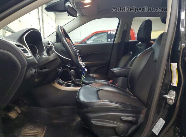 3C4NJDBB8HT687901 2017 JEEP COMPASS Black წინა სალონის ხედი