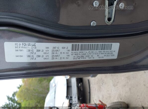 3C4NJDBB8LT145352 2020 JEEP COMPASS Gray Engine compartment view