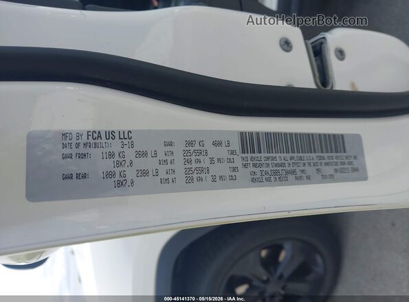 3C4NJDBB9JT304005 2018 JEEP COMPASS White Engine compartment view