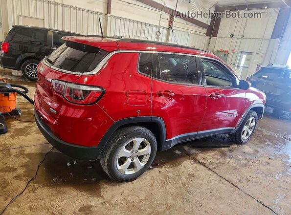 3C4NJDBBXJT373284 2018 JEEP COMPASS Красный Задняя правая четверть
