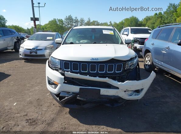 3C4NJDBBXMT534334 2021 JEEP COMPASS White Instrument cluster view