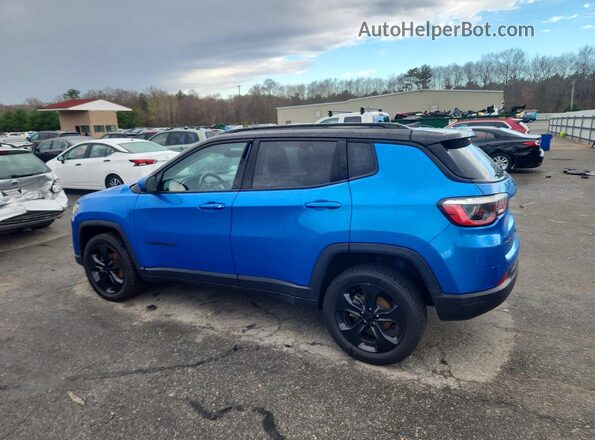 3C4NJDBBXMT540814 2021 JEEP COMPASS Blue Հետևի ձախ