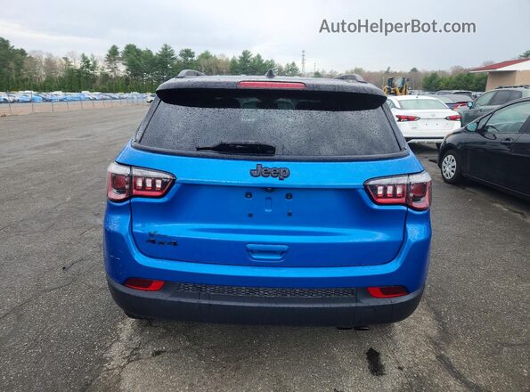 3C4NJDBBXMT540814 2021 JEEP COMPASS Blue Հետևի տեսք
