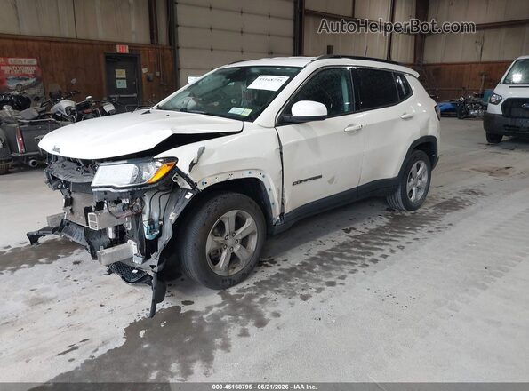 3C4NJDBBXMT547150 2021 JEEP COMPASS White Առջևի ձախ երեք քառորդ տեսարան