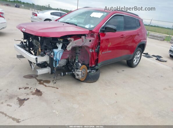 3C4NJDBN1ST527389 2025 JEEP COMPASS Red წინა მარცხენა ხედი სამი მეოთხედიდან