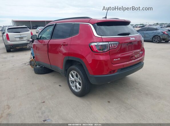 3C4NJDBN1ST527389 2025 JEEP COMPASS Red უკანა მარცხენა