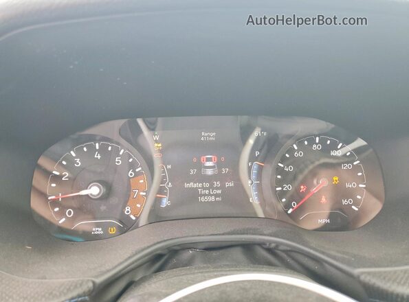 3C4NJDBN2ST508981 2025 JEEP COMPASS White Widok zestawu wskaźników