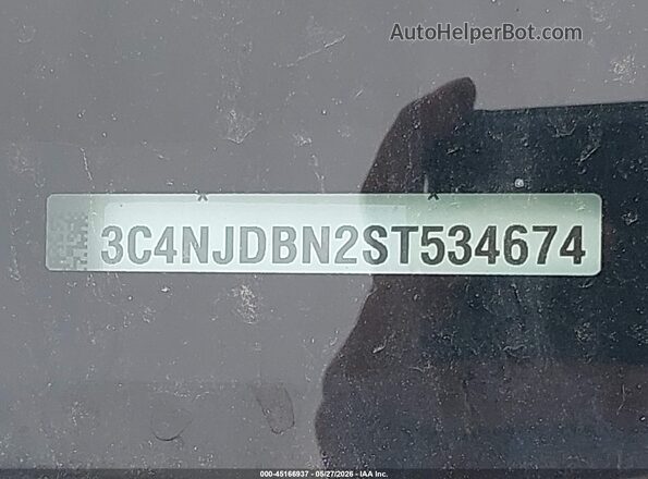 3C4NJDBN2ST534674 2025 JEEP COMPASS White ძრავის განყოფილების ხედი