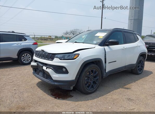 3C4NJDBN3PT535971 2023 JEEP COMPASS White Vista tres cuartos delantera izquierda