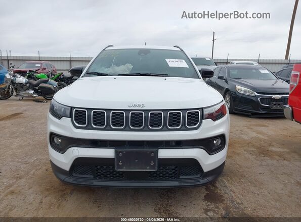 3C4NJDBN4ST586162 2025 JEEP COMPASS White Vista del salpicadero