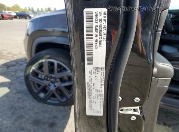 3C4NJDBN6TT200455 2026 JEEP COMPASS Black Vista de la etiqueta del VIN