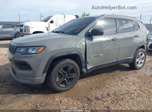 3C4NJDBN7RT596243 2024 JEEP COMPASS Gray Առջևի ձախ երեք քառորդ տեսարան