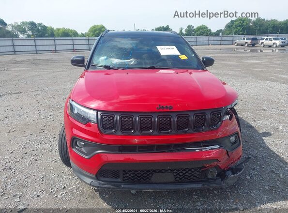 3C4NJDBN9PT563483 2023 JEEP COMPASS Red Вид панелі приладів