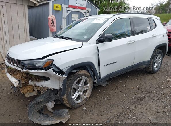 3C4NJDBNXRT579906 2024 JEEP COMPASS White Առջևի ձախ երեք քառորդ տեսարան