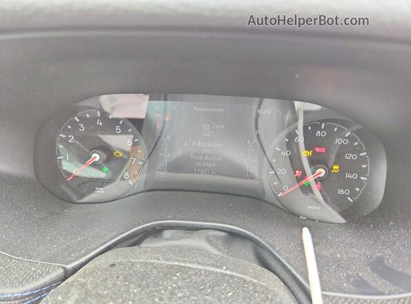 3C4NJDBNXST586313 2025 JEEP COMPASS Silver ხელსაწყოთა პანელის ხედი