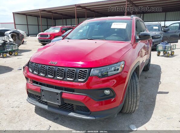 3C4NJDBNXTT163099 2026 JEEP COMPASS Red Vista tres cuartos delantera izquierda