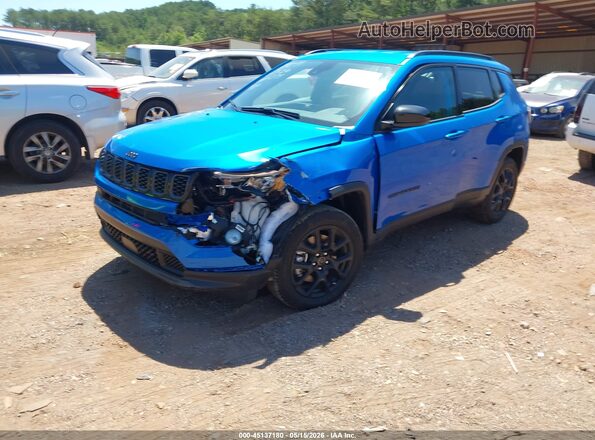 3C4NJDBNXTT209871 2026 JEEP COMPASS Blue Առջևի ձախ երեք քառորդ տեսարան