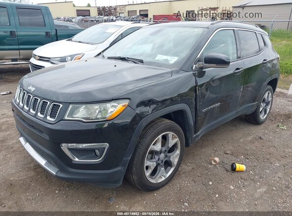 3C4NJDCB0KT791448 2019 JEEP COMPASS Черный Передняя левая четверть