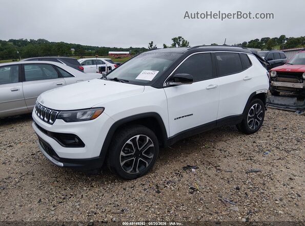 3C4NJDCB0NT128661 2022 JEEP COMPASS White Front left